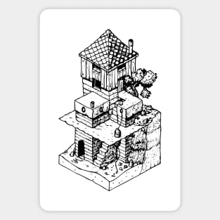 Dungeons and Isometric Dragons Magnet